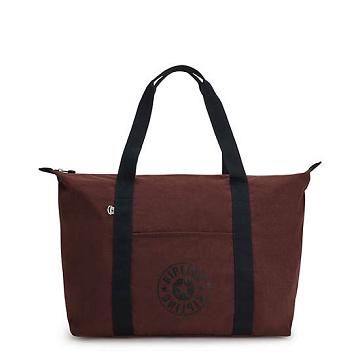 Kipling Art Medium Lite Tote Bags Mahogany | CA 1769VR